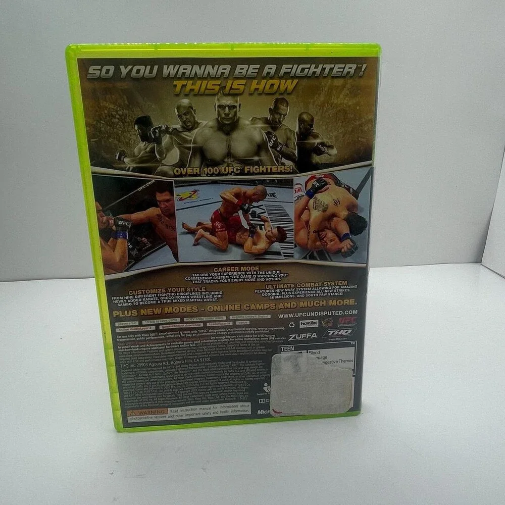 UFC Undisputed 2010 X360 (Microsoft Xbox 360, 2010) Complete W/ Manual